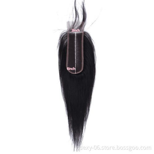 hd lace frontal 2x6 4x4 5x5 13*4 lace closure human hair weave virgin hair cheap lace closure human hair bundles with closure